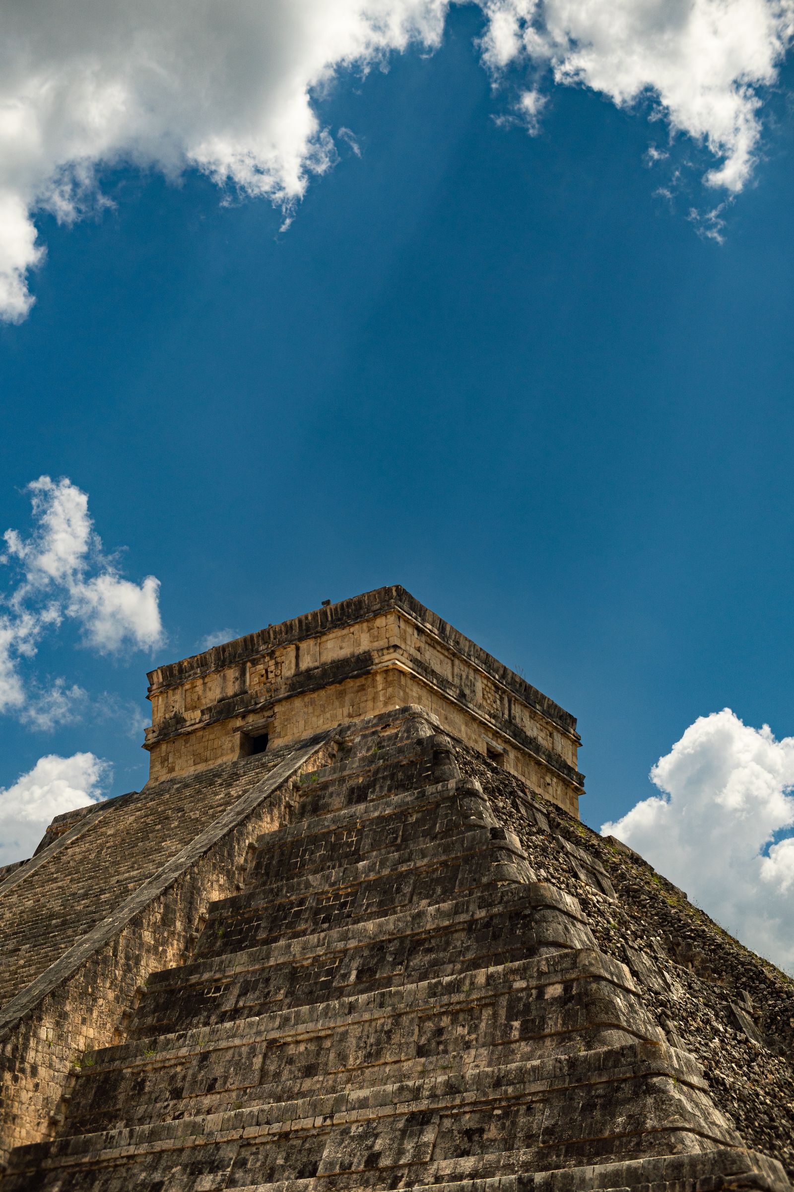 El Castillo from a low angle